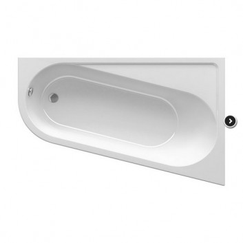 Corner bathtub Ravak 10º 170x100 cm left acrylic, white