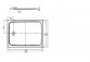 Kaldewei Cayonoplan shower tray 100x90 cm rectangular z obniżonym nośnikiem styropianowym white