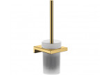 Single lever washbasin faucet 230 with pop-up waste Push-Open Hansgrohe Metropol, gold