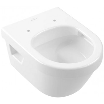 Bowl WC washdown model Compact bez kołnierza wewnętrznego, podwiaszana, Villeroy & Boch Architectura, Weiss Alpin CeramicPlus