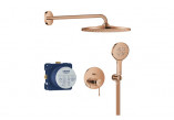 Concealed shower set with head shower Rainshower Mono 310 Grohe Essence , warm sunset