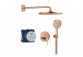 Concealed shower set with head shower Rainshower Mono 310 Grohe Essence , warm sunset