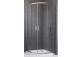 Quadrant shower enclosure Radaway Premium Pro PDD 80x80cm, chrome/ glass transparent