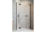 Quadrant shower enclosure Radaway Essenza PDD 100x100cm, chrome/ glass transparent