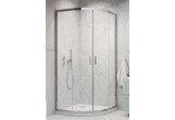 Quadrant shower enclosure Radaway Alienta A 80x80cm, chrome/ glass transparent