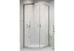 Quadrant shower enclosure Radaway Alienta A 80x80cm, chrome/ glass transparent