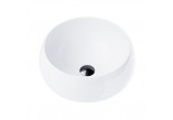 Countertop washbasin okrągłaCorsan 400x400x160mm, white