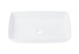 Washbasin rectangular countertop Corsan 580x380x150mm, white