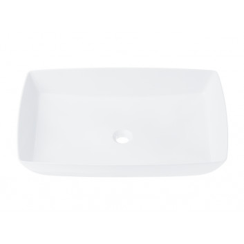 Countertop washbasin Corsan 450x410x145mm, white