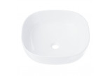 Washbasin round countertop Corsan 415x415x135mm, white