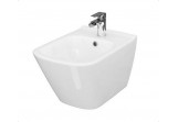 Bidet zawieszany rectangular z ukrytym montażem Cersanit City, white