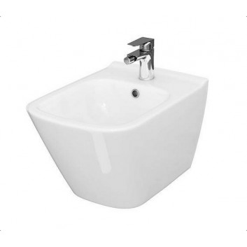 Bidet zawieszany rectangular z ukrytym montażem Cersanit City, white