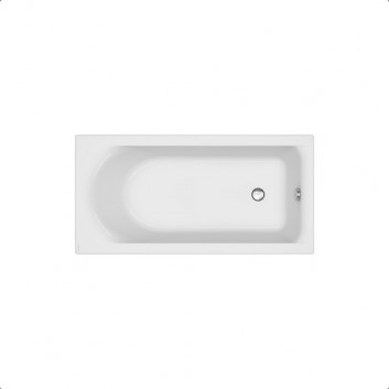 Bathtub rectangular 150x75cm, Cersanit City, white