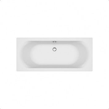 Bathtub rectangular 160x75cm, Cersanit City, white