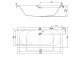 Bathtub rectangular 170x75cm, Cersanit City, white