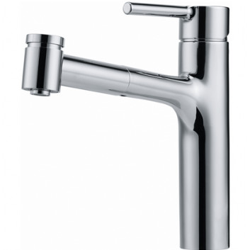 Kitchen faucet Franke Centro pull-out , height 278mm, obrotowa i wycągana spout, chrome