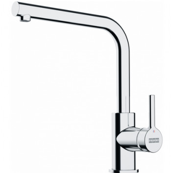 Kitchen faucet Franke Eos Neo , height 387mm, obrotowa i pull-out spray, stainless steel,