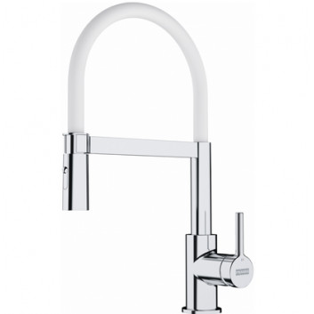 Kitchen faucet Franke Lina pull-out , height 285mm, obrotowa i pull-out spray, black mat
