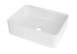 Countertop washbasin Deante Correo, 60x40cm, without overflow, antracyt metalik