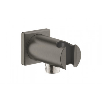 Kolanko shower with handle Grohe Rainshower, brushed hard graphite