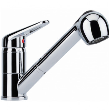 Kitchen faucet Franke Prince II pull-out spray , height 175mm, obrotowa spout, cappuccino