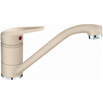 Kitchen faucet Franke Prince II pull-out spray , height 175mm, obrotowa spout, orzechowy