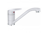 Kitchen faucet Franke Princess II , height 184mm, obrotowa spout, white polarny