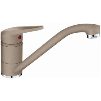 Kitchen faucet Franke Princess II , height 184mm, obrotowa spout, white polarny