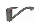 Kitchen faucet Franke Princess II , height 184mm, obrotowa spout, kamienny szary