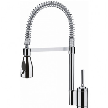 Kitchen faucet Franke Princess II , height 184mm, obrotowa spout, orzechowy