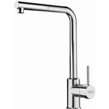 Kitchen faucet Franke Sirius L Side pull-out , height 333mm, obrotowa i pull-out spray, beżowy/chrome