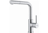 Kitchen faucet Franke Sirius L Side pull-out , height 333mm, obrotowa i pull-out spray, onyx/chrome