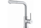 Kitchen faucet Franke Sirius L Side pull-out , height 333mm, obrotowa i pull-out spray, onyx/chrome