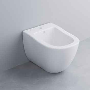 Back to wall bidet Cielo Fluid, white