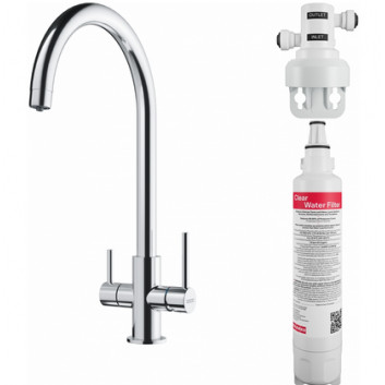 Kitchen faucet Franke Urban pull-out , height 294mm, obrotowa i pull-out spray, chrome