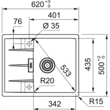 Zlewozmywak Franke Centro CNG 611-62, black mat