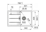 Zlewozmywak Franke Centro CNG 611-78, black mat