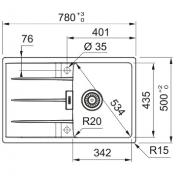 Zlewozmywak Franke Centro CNG 611-78, black mat