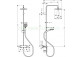Hansgrohe Crometta S 240 mixer thermostatic with head shower 24x24cm