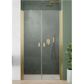 Door shower Radaway Nes 8 Black DWD+2S 80, saloon type, 800x2000mm, glass transparent, profil black