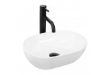 Countertop washbasin Rea Amelia 48,5x35 cm, white