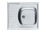 Zlewozmywak Franke Eurostar ETL 610I for built-in, jednokomorowy, 43,5x45,5 cm - stainless steel, len