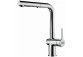 Mixer with swivel spout Franke Active J pull-out spray , height 312mm, spout wyciągana, black mat