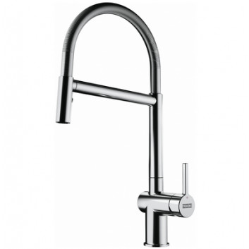 Mixer with swivel spout Franke Active L window pull-out spray , height 314mm, spout wyciągana, chrome