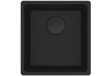 Zlewozmywak z Fragranitu Franke Maris MRG 110-37, black drain, black mat