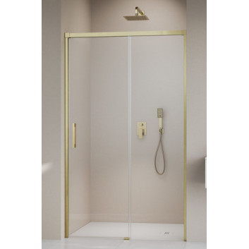 Door wnękowe Radaway Idea DWJ 100cm x 200.5cm left glass transparent gold szczotkowane 