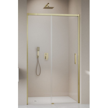 Door wnękowe Radaway Idea DWJ 110cm x 200.5cm left glass transparent gold szczotkowane 