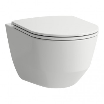 Bowl WC Laufen Pro hanging, 36 x 49 cm, white, Rimless 