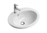 Recessed washbasin Catalano Incasso Light 61 cm, white