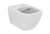 Wall-hung wc Ideal Standard Tesi New 53,5x36,5 cm, bezrantowa Rimless - white